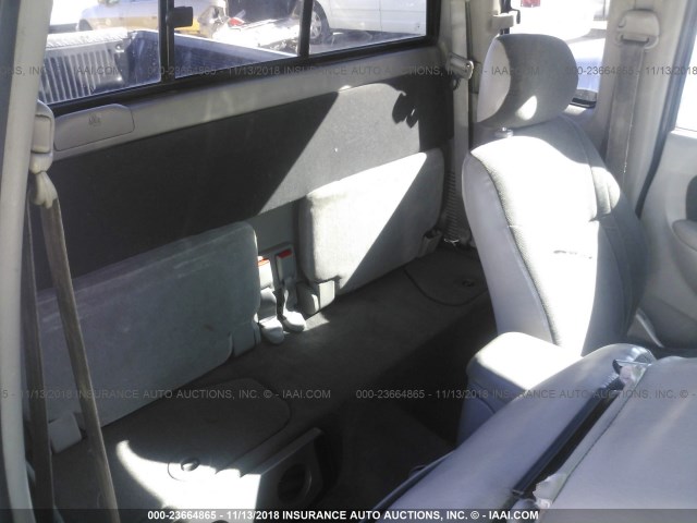 5TEVL52N84Z401787 - 2004 TOYOTA TACOMA XTRACAB SILVER photo 8