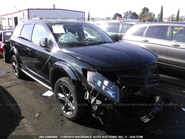 3C4PDCGB2ET276346 - 2014 DODGE JOURNEY CROSSROAD BLACK photo 1