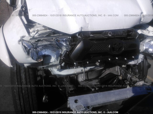 3TMJU4GN8FM189102 - 2015 TOYOTA TACOMA DOUBLE CAB PRERUNNER WHITE photo 6
