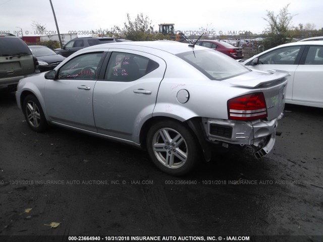 1B3LC56B49N522741 - 2009 DODGE AVENGER SXT/R/T SILVER photo 3