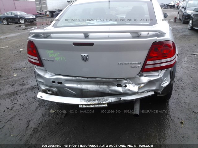 1B3LC56B49N522741 - 2009 DODGE AVENGER SXT/R/T SILVER photo 6