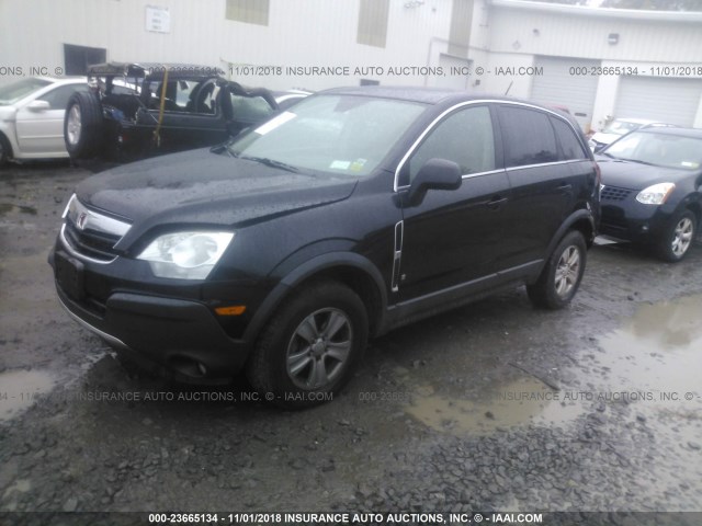 3GSDL43N48S576058 - 2008 SATURN VUE XE BLACK photo 2