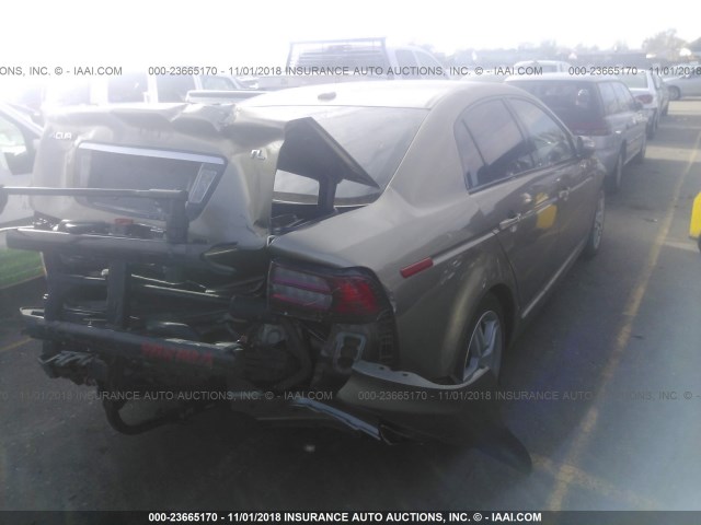 19UUA66208A020511 - 2008 ACURA TL GOLD photo 6