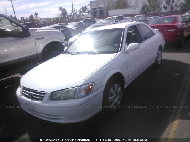 4T1BG22K71U043478 - 2001 TOYOTA CAMRY CE/LE/XLE 白色 照片 2