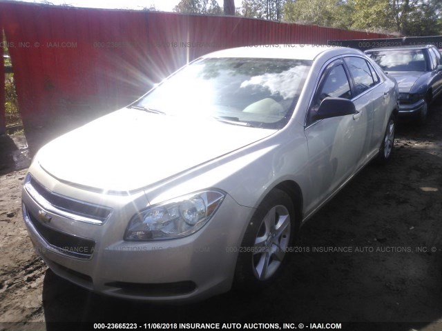 1G1ZA5EU9BF147780 - 2011 CHEVROLET MALIBU LS 米色 照片 2