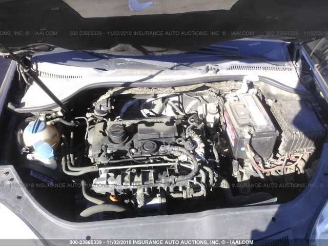 3VWRJ71K38M170002 - 2008 VOLKSWAGEN JETTA WOLFSBURG 黑色 照片 10