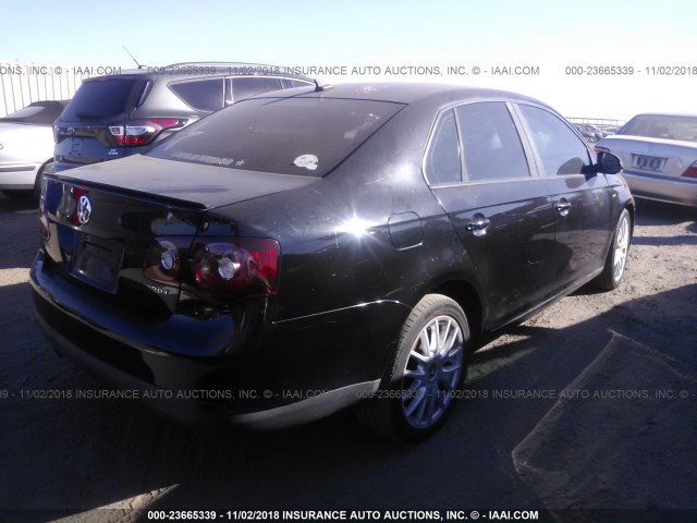 3VWRJ71K38M170002 - 2008 VOLKSWAGEN JETTA WOLFSBURG 黑色 照片 4