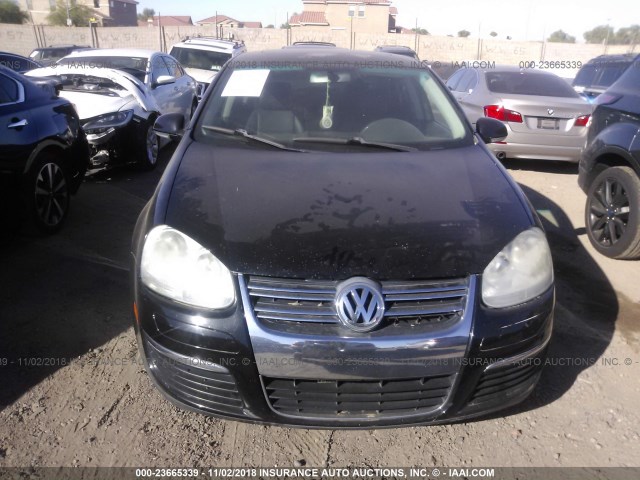 3VWRJ71K38M170002 - 2008 VOLKSWAGEN JETTA WOLFSBURG 黑色 照片 6