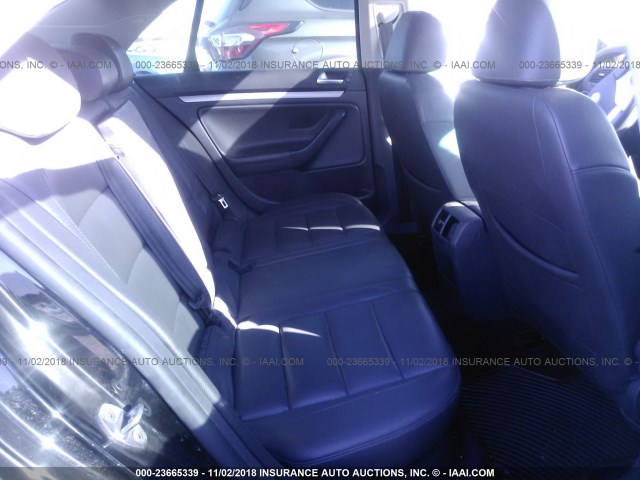 3VWRJ71K38M170002 - 2008 VOLKSWAGEN JETTA WOLFSBURG 黑色 照片 8