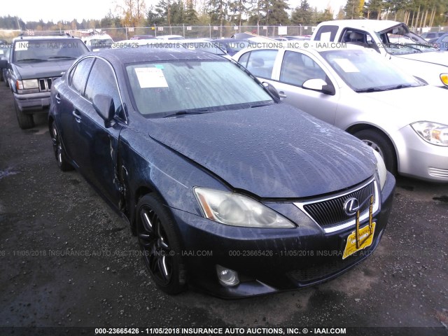 JTHBE262965001639 - 2006 LEXUS IS 350 GRAY photo 1