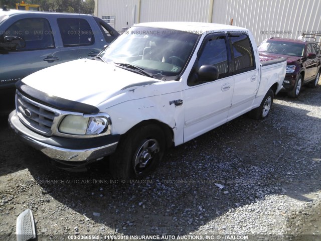 1FTRW07L03KC55715 - 2003 FORD F150 SUPERCREW WHITE photo 2