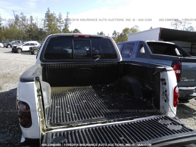 1FTRW07L03KC55715 - 2003 FORD F150 SUPERCREW WHITE photo 8