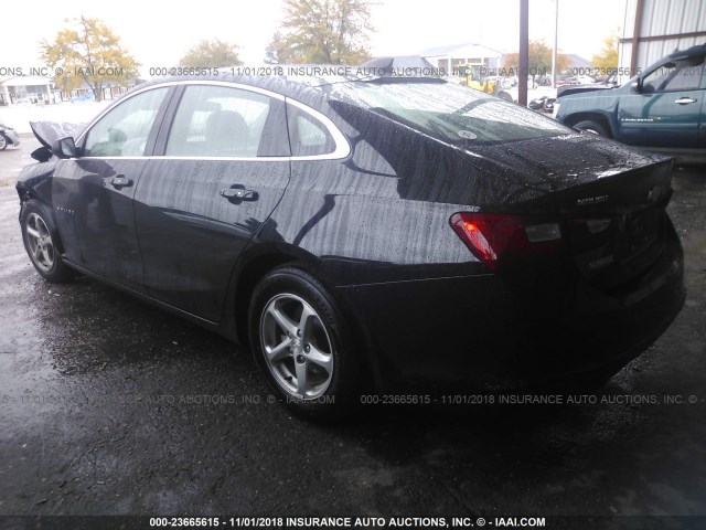 1G1ZB5ST0JF135508 - 2018 CHEVROLET MALIBU LS 黑色 照片 3