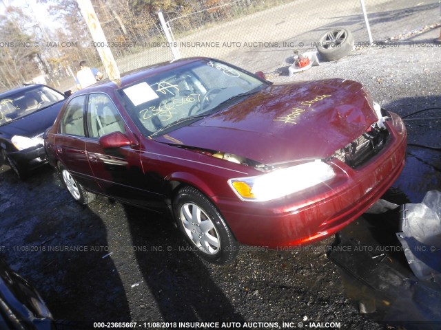 4T1BG22K51U779318 - 2001 TOYOTA CAMRY CE/LE/XLE RED photo 1