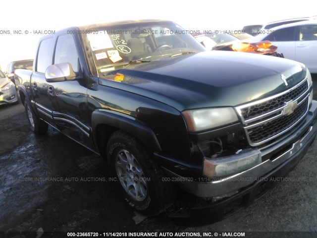 2GCEC13T161118659 - 2006 CHEVROLET SILVERADO C1500 GREEN photo 1