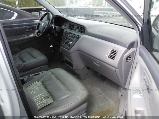 5FNRL18094B069348 - 2004 HONDA ODYSSEY EXL SILVER photo 5