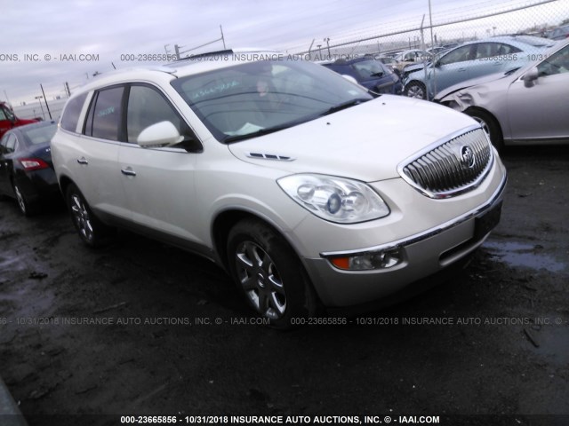 5GALRBED5AJ189414 - 2010 BUICK ENCLAVE CXL WHITE photo 1