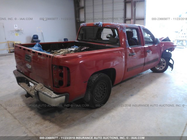 3GCEC13C99G265629 - 2009 CHEVROLET SILVERADO C1500/C1500  LS RED photo 4