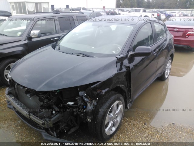 3CZRU5H30GM749728 - 2016 HONDA HR-V LX BLACK photo 2