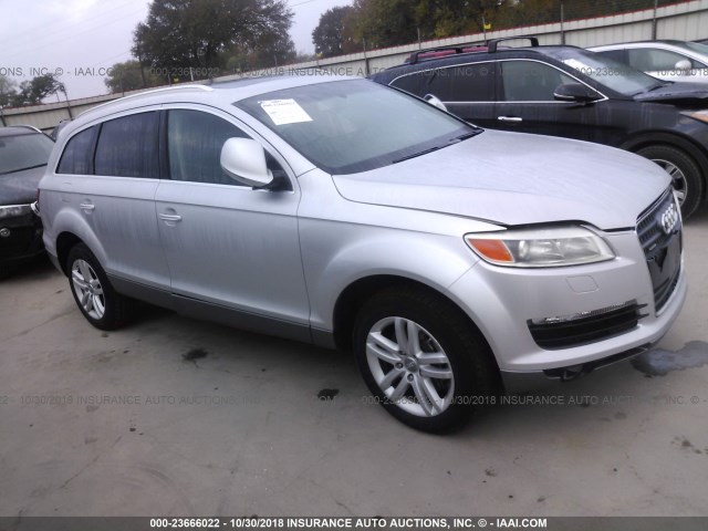 WA1AV94L27D089694 - 2007 AUDI Q7 4.2 QUATTRO SILVER photo 1