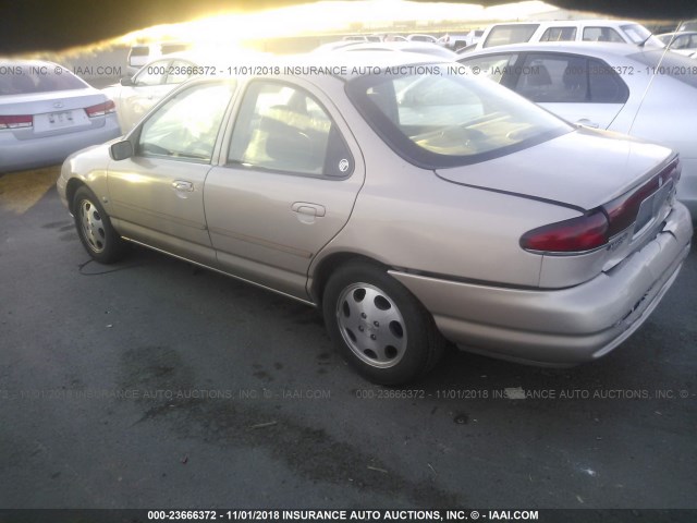 1MEFM6535XK619212 - 1999 MERCURY MYSTIQUE GS/SPORT GOLD photo 3