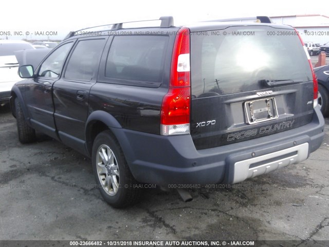 YV4SZ592971265923 - 2007 VOLVO XC70 BLACK photo 3