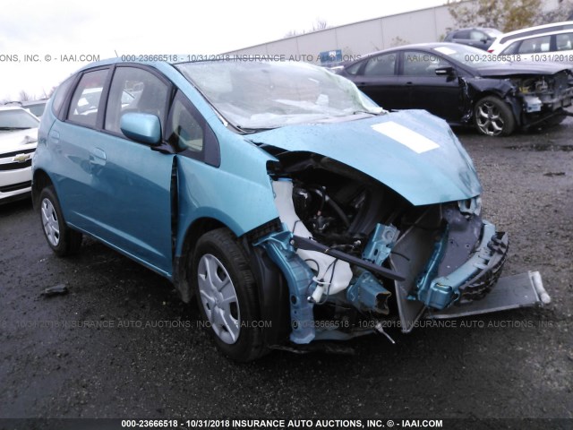 JHMGE8H38CC035285 - 2012 HONDA FIT TEAL photo 1