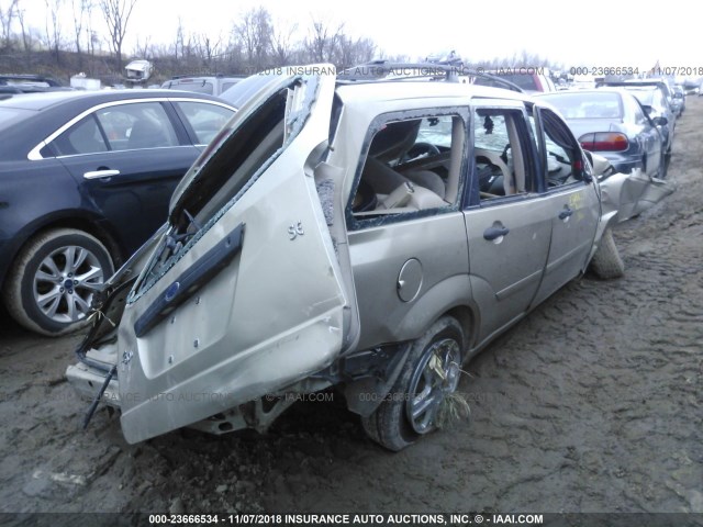 1FAFP363X1W128663 - 2001 FORD FOCUS SE/SE COMFORT TAN photo 4