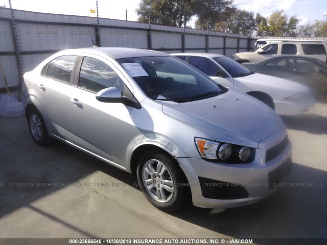 1G1JA5SH5C4155358 - 2012 CHEVROLET SONIC 银色 照片 1