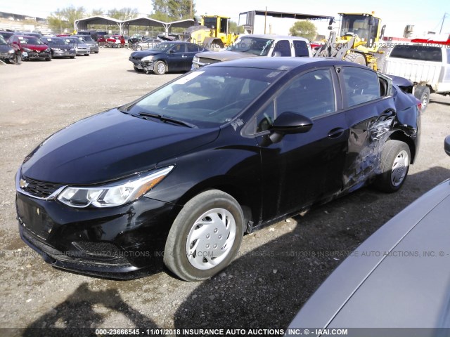 1G1BB5SM8H7129602 - 2017 CHEVROLET CRUZE LS BLACK photo 2