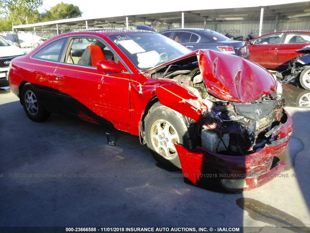 2T1CG22P5YC279347 - 2000 TOYOTA CAMRY SOLARA SE RED photo 1