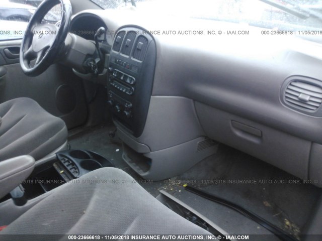 1B4GP24382B619900 - 2002 DODGE GRAND CARAVAN SE GREEN photo 5