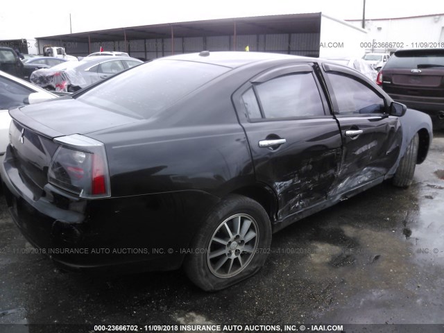 4A3AB56F57E082423 - 2007 MITSUBISHI GALANT ES PREMIUM/LS PREMIUM BLACK photo 4