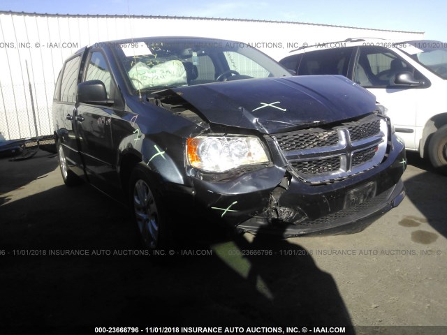 2C4RDGBG3DR794843 - 2013 DODGE GRAND CARAVAN SE GRAY photo 1