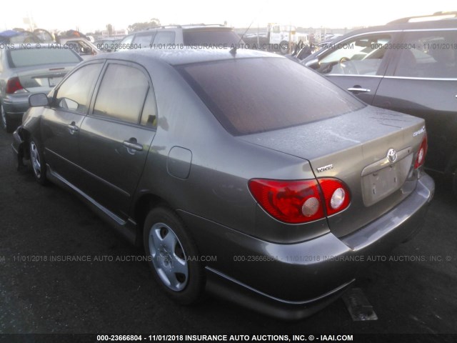 1NXBR32E15Z478996 - 2005 TOYOTA COROLLA CE/LE/S GRAY photo 3