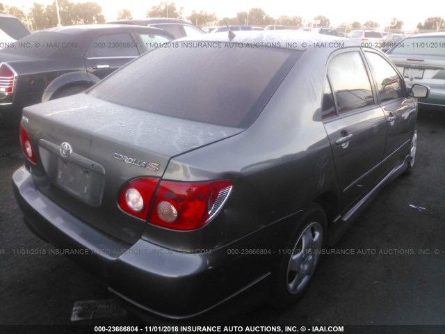 1NXBR32E15Z478996 - 2005 TOYOTA COROLLA CE/LE/S GRAY photo 4