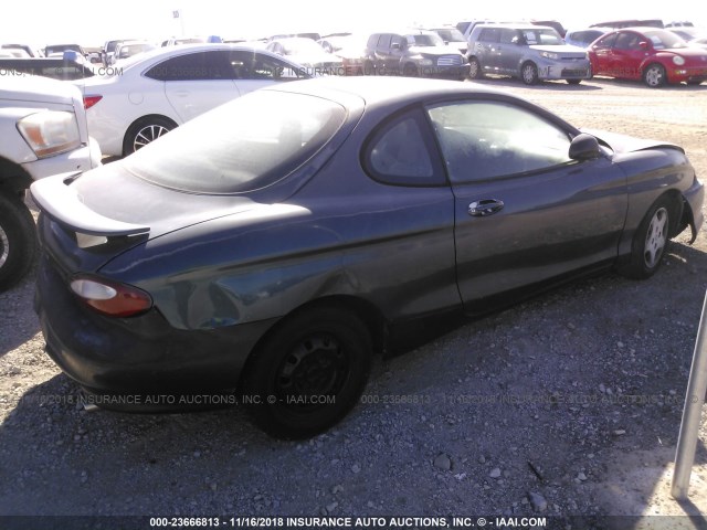 KMHJG24M9VU039819 - 1997 HYUNDAI TIBURON GREEN photo 4