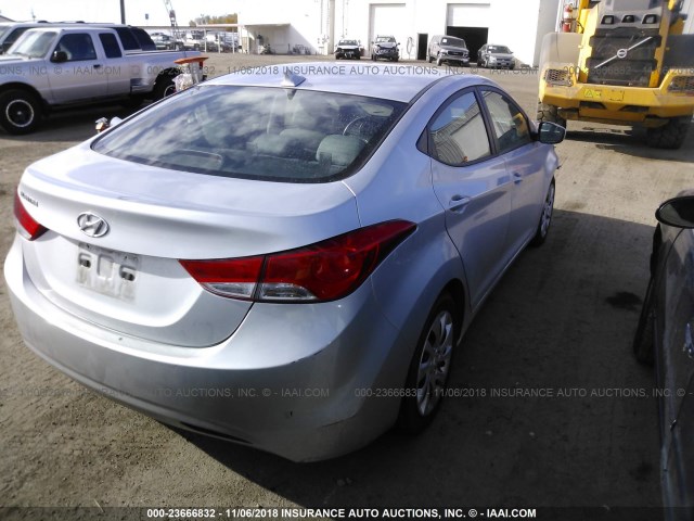 5NPDH4AE2DH194602 - 2013 HYUNDAI ELANTRA GLS/LIMITED GRAY photo 4