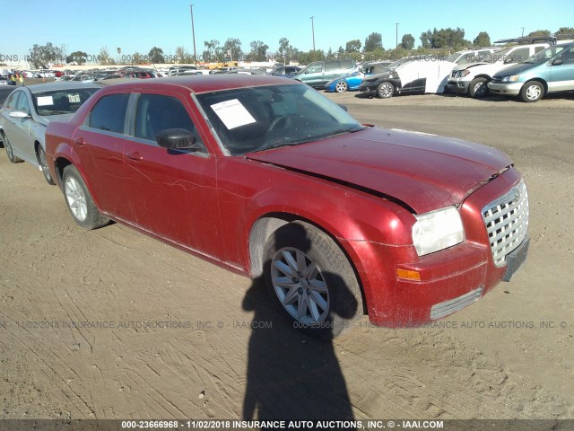 2C3KA43R38H206464 - 2008 CHRYSLER 300 LX RED photo 1