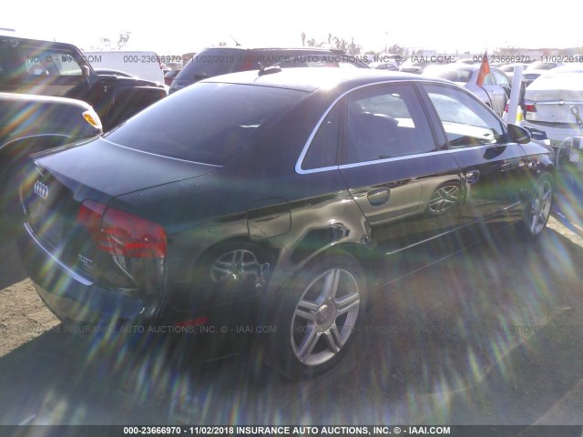 WAUDF68E55A466895 - 2005 AUDI A4 2.0T QUATTRO BLACK photo 4