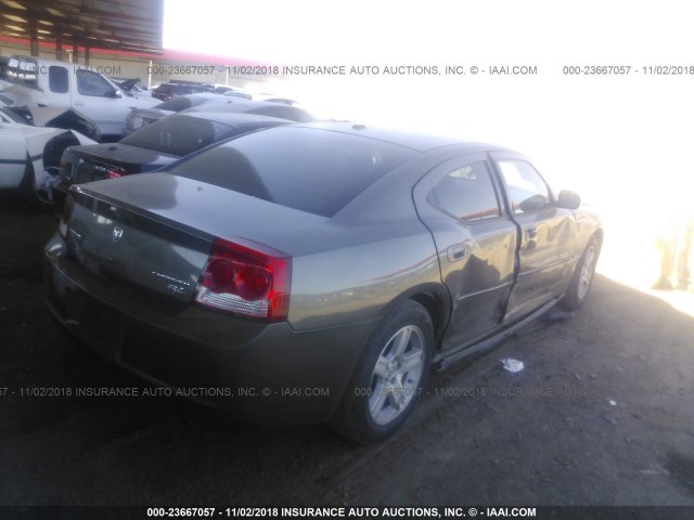 2B3KA53T39H514525 - 2009 DODGE CHARGER R/T GRAY photo 4