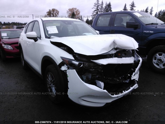 JM3KFBBM6J0423550 - 2018 MAZDA CX-5 SPORT WHITE photo 1