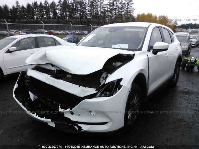 JM3KFBBM6J0423550 - 2018 MAZDA CX-5 SPORT WHITE photo 2