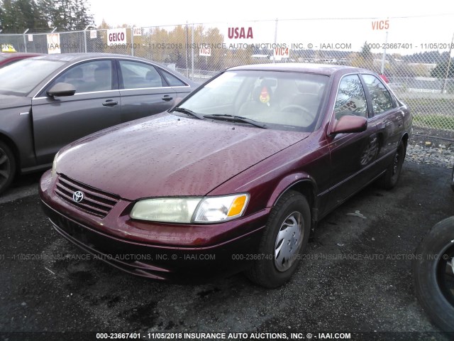 4T1BG22K9XU435869 - 1999 TOYOTA CAMRY CE/LE/XLE 红色 照片 2