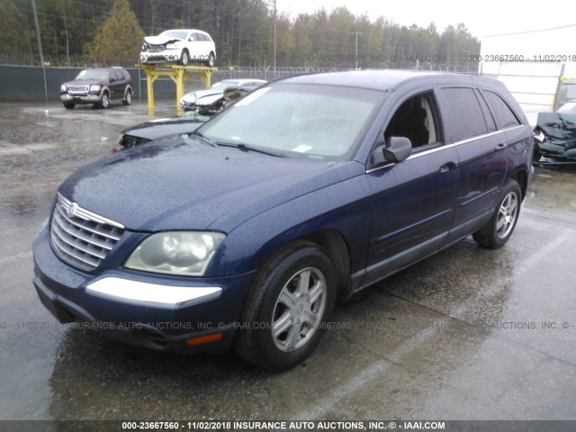 2C4GM68465R659954 - 2005 CHRYSLER PACIFICA TOURING Dark Blue photo 2