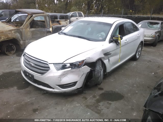 1FAHP2E92DG143309 - 2013 FORD TAURUS SEL WHITE photo 2