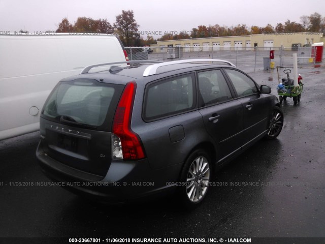 YV1MW382792460291 - 2009 VOLVO V50 2.4I GRAY photo 4