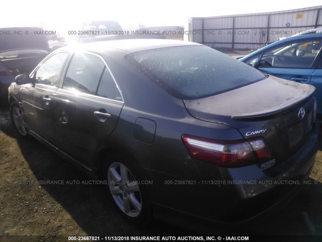 4T1BE46K67U646541 - 2007 TOYOTA CAMRY NEW GENERATION CE/LE/XLE/SE GRAY photo 3