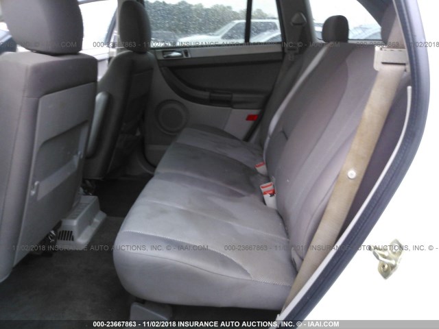 2C4GM48L75R447866 - 2005 CHRYSLER PACIFICA WHITE photo 8