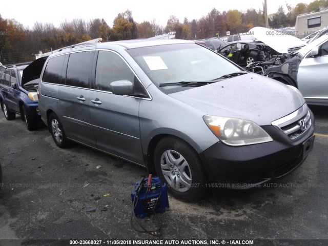 5FNRL38707B116408 - 2007 HONDA ODYSSEY EXL GRAY photo 1